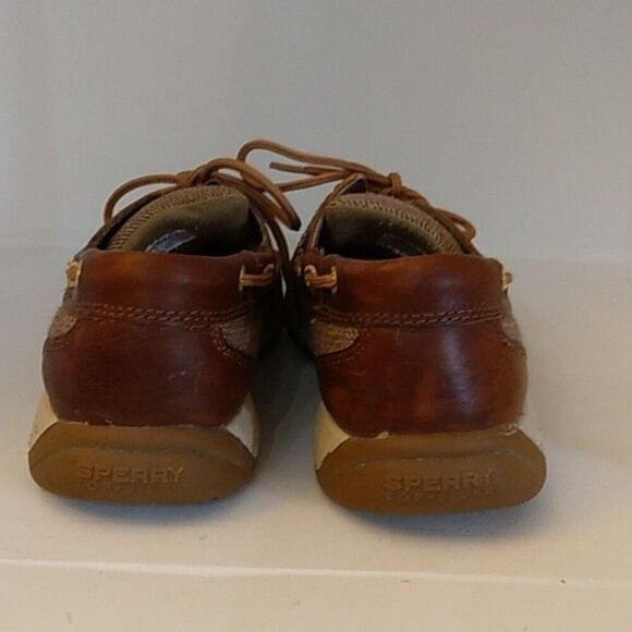 Sperry Size 6M Size 6 Medium Top Sliders Boat Slip On Shoes Leather - Picture 4 of 11